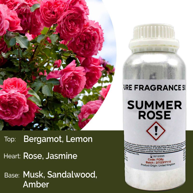 500ml (Pure) FO - Rose d'été