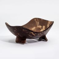 Porte-Savon Naturel en Noix de Coco - Ovale - 11cm