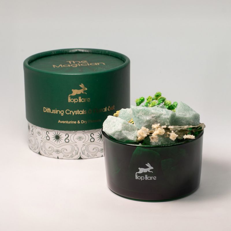 Ensemble De Cristaux Diffuseurs & Floraux Hop Hare - Le Magicien