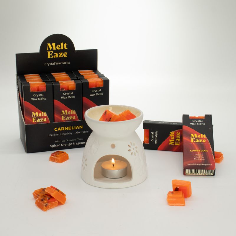 Fondants Parfumés MeltEaze 50g – Feu de cornaline – Orange épicée