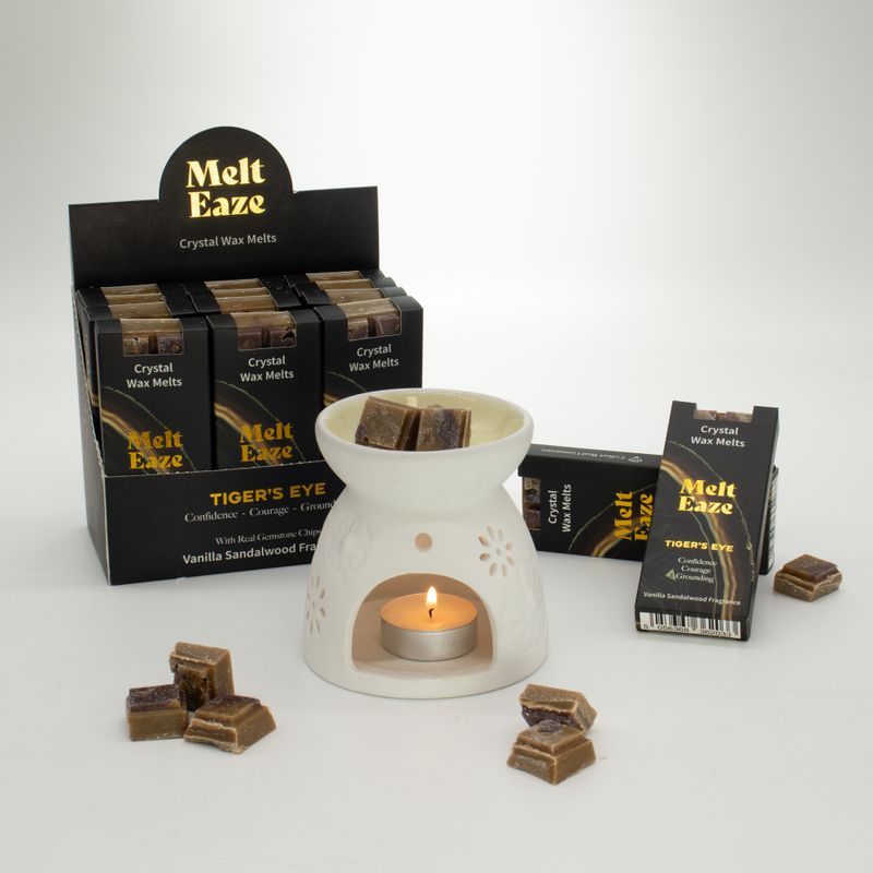 Fondants Parfumés MeltEaze 50g – Force œil de tigre – Vanille bois de santal