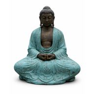 Grand Bouddha Thaï Turquoise & Pierre - 0,96 m