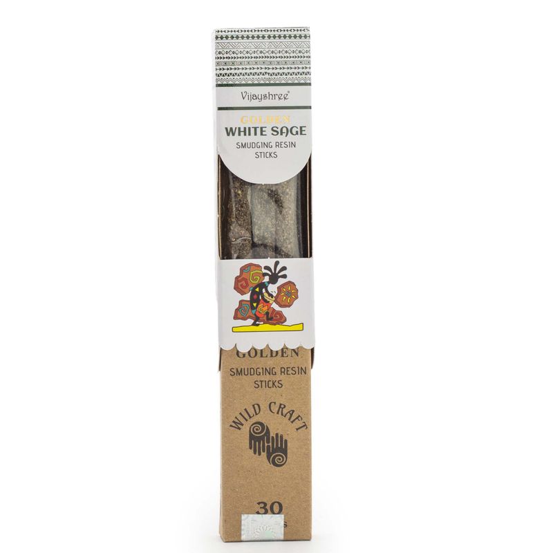 Bâtons de Résine Golden Sauge Blanche – 30 g