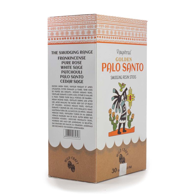 Bâtons de Résine Golden Palo Santo – 30 g