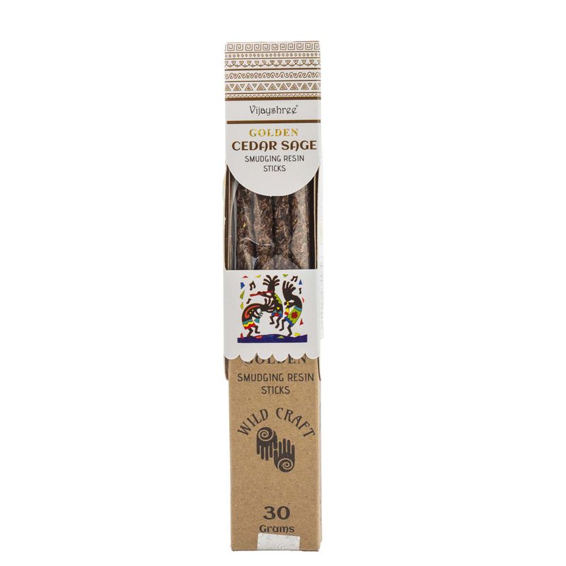 Bâtons de Résine Golden Sauge Cèdre – 30 g