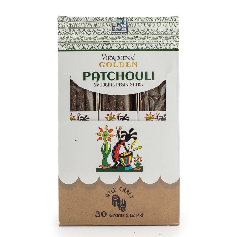 Bâtons de Résine Golden Patchouli – 30 g