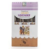 Bâtons d’Encens Résine Purifiante – Lavande Dorée 30 g (6 pcs)
