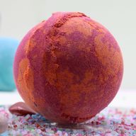 Bombe de Bain Cristal - Feu - Marque blanche