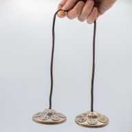 Tingsha Tibétain en Laiton- Sept Chakras - environ 7 cm (255 g)