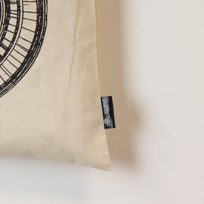 Sac Tote Bag Basique Iconic - Mandala urbain - (40x37cm) - Naturel 4oz