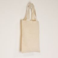 Mini Sac Tote Bag Basique Iconic - non imprimé - (25 x 20 cm) - naturel 4 oz