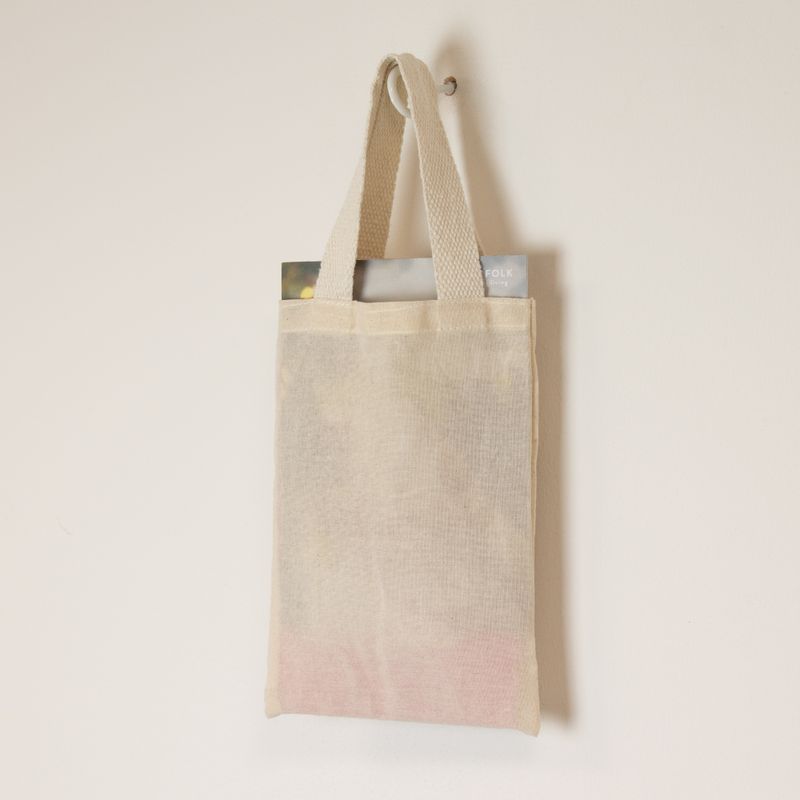 Mini Sac Tote Bag Basique Iconic - non imprimé - (25 x 20 cm) - naturel 4 oz