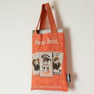 Mini Sac Cabas Cadeau Basique Iconic - Maneki Neko (4 designs assortis) - (25 x 20 cm) - Naturel 4 oz