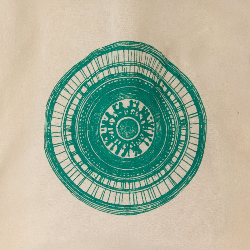 Mini Cabas Cadeau Iconique - Urban Mandala (4 couleurs assorties) - (25 x 18 cm) - Naturel 4 oz