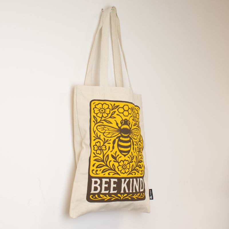 Sac Cabas Toni Iconic - Sois gentil (42x30 cm) - Naturel 10 oz