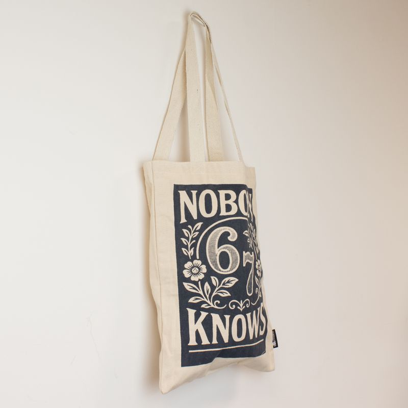 Sac Tote Bag Toni Iconic - Nobody Knows 67 (42x30 cm) - naturel 10 oz