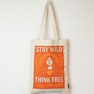 Sac Cabas Iconic Toni - Restez sauvage (41x31 cm) - Naturel 10 oz