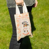 Mini Sac Cabas Cadeau Basique Iconic - Maneki Neko (4 designs assortis) - (25 x 20 cm) - Naturel 4 oz