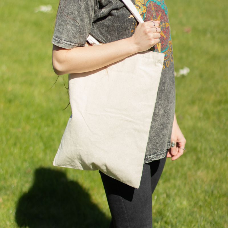 Sac Cabas Toni Iconic- Non imprimé (41x31 cm) - Naturel 10 oz