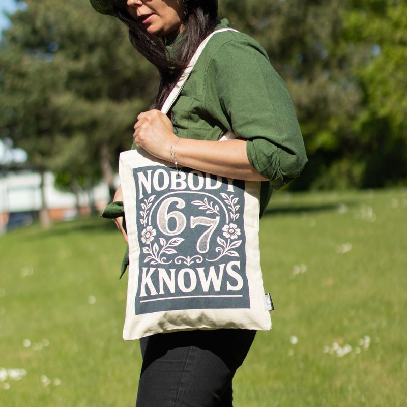 Sac Tote Bag Toni Iconic - Nobody Knows 67 (42x30 cm) - naturel 10 oz