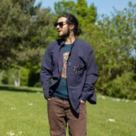 Chemise Nomad Sari Kathmandu - indigo - moyen