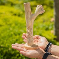 Sculpture en Bois Artisanale - Greenman