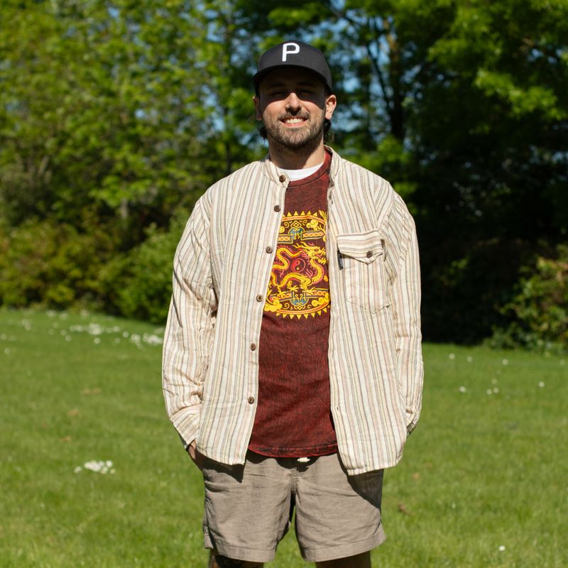 Chemise Nomad Sari Kathmandu - Marron-beige - moyen