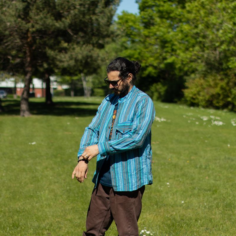 Chemise Nomad Sari - Turquoise - Moyen