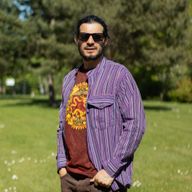 T-shirt Nomad Sari en coton Délavé- Dragon Mandala - Bordeaux - Petit