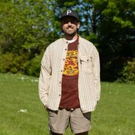 T-shirt Nomad Sari en coton Délavé- Dragon Mandala - Bordeaux - Petit