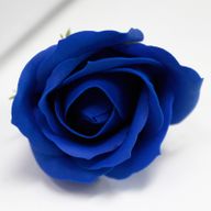 Roses de Savon pour Bouquet- Medium/Indigo