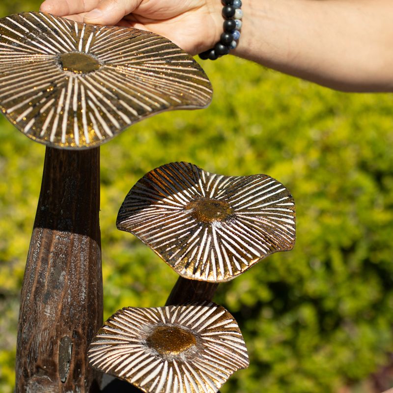 Art Champignon Doré – Naturel – Grand (32x25 cm)
