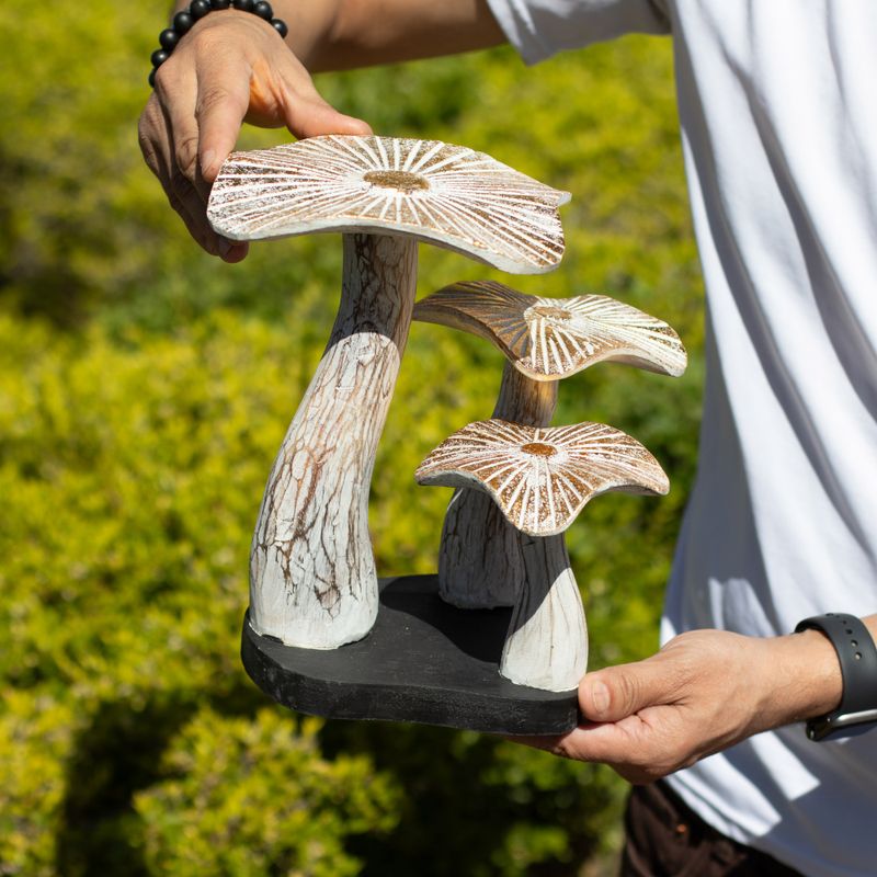 Art Champignon Doré - Badigeon - Moyen (25x25 cm)