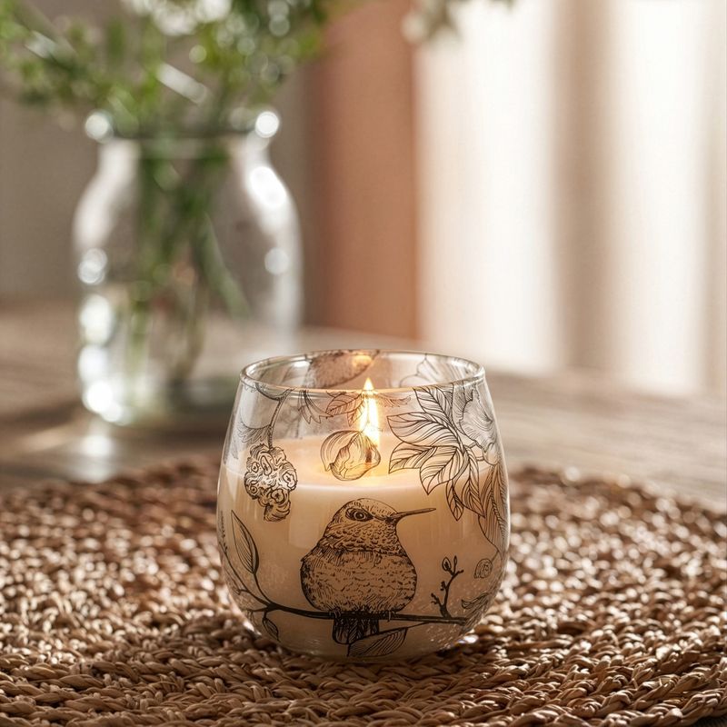 Attiré Par La Flamme – Bougies En Pot En Verre – Petit