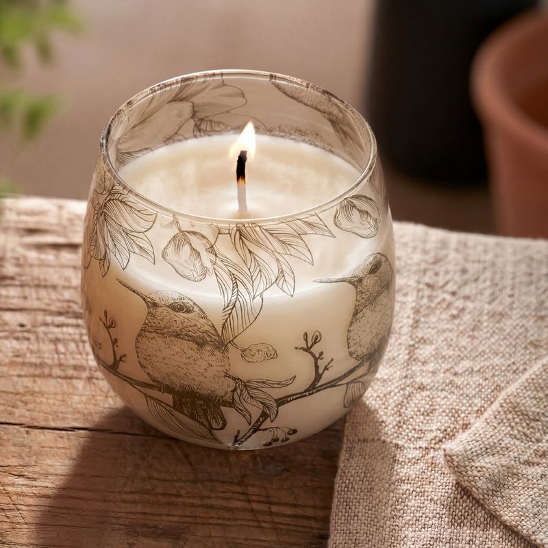 Attiré Par La Flamme – Bougies En Pot En Verre – Moyen