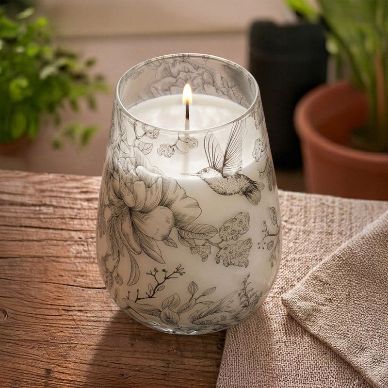 Attiré Par La Flamme – Bougies En Pot En Verre – Grand