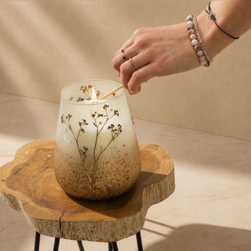 Bois De Lumière Sauvage – Bougies En Pot En Verre – Grand