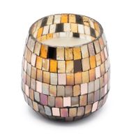 Mosaïque Ambrée – Bougies En Pot En Verre – Moyen