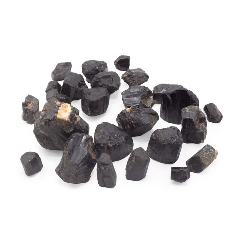 Spécimens Minéraux – Tourmaline en Bûche Massive 1,5 kg (env. 10 à 15 pièces)