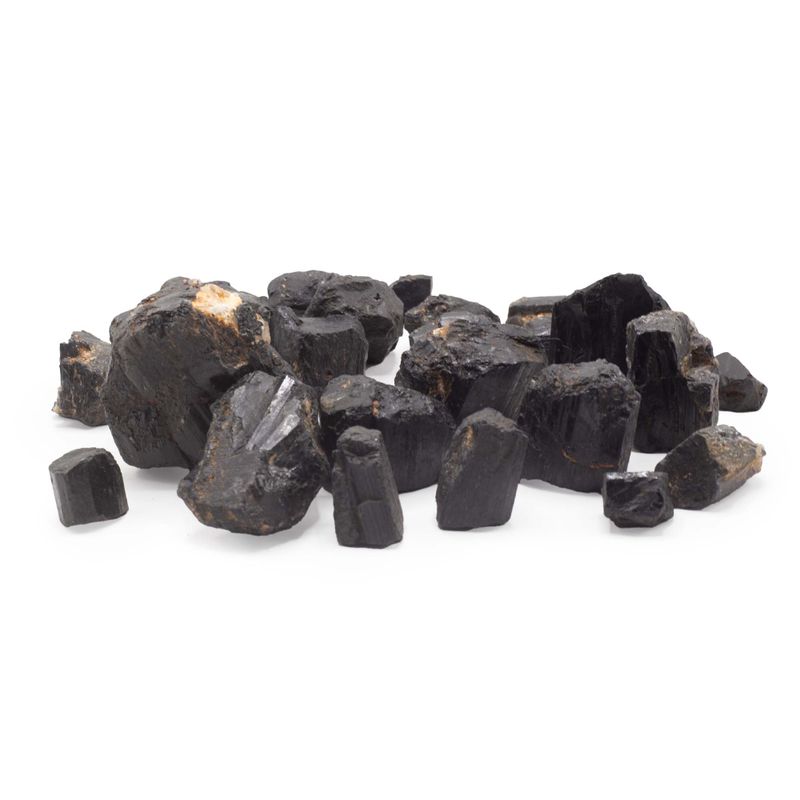 Spécimens Minéraux – Tourmaline en Bûche Massive 1,5 kg (env. 10 à 15 pièces)