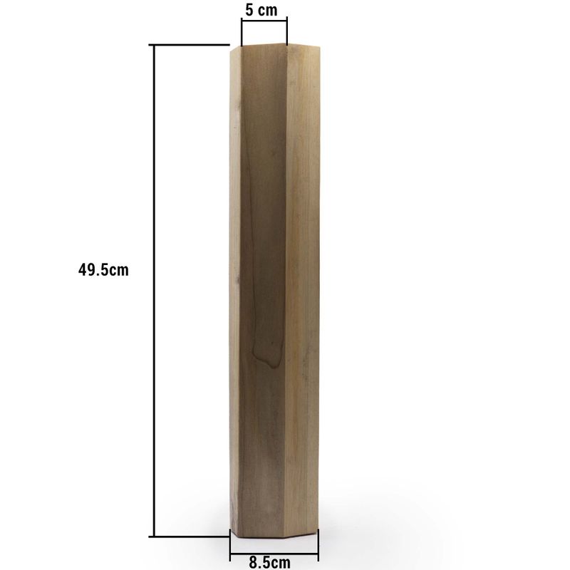 Bâton de Pluie Guérisseur en Bois Manglid - 50 cm