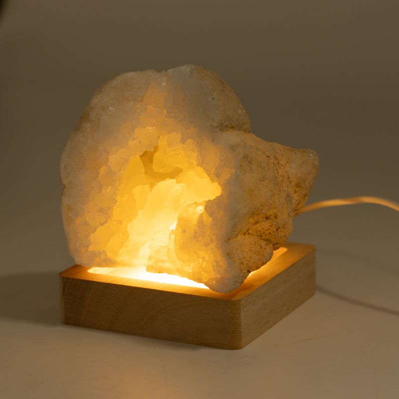 Socles LED Carrés en Bois 8 cm – USB – Blanc Froid/Chaud/Blanc Naturel
