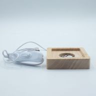 Socles LED Carrés en Bois 8 cm – USB – Multicolore