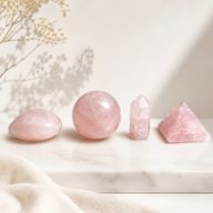 Assortiment de Pierres Naturelles Prête à la Vente – Quartz rose