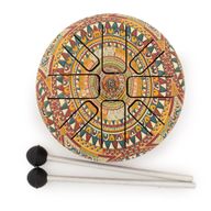 Petit Tambour à Langue en Acier Happy - Om Mandala - 13x9cm