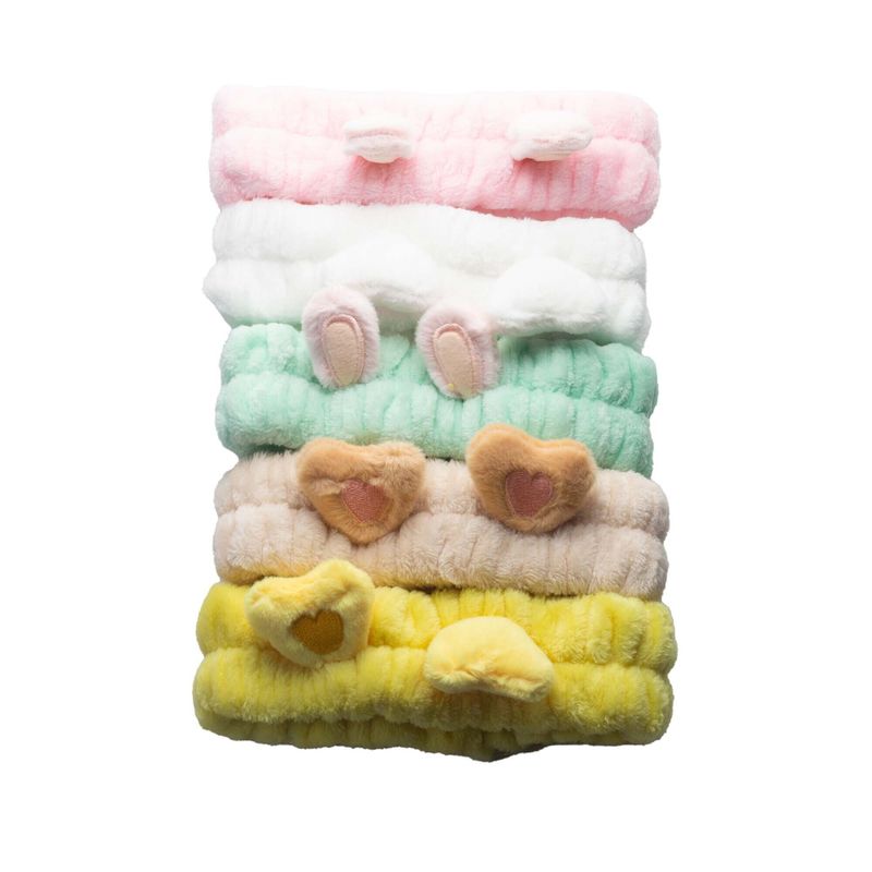 Jolis Bandeaux de Maquillage - Coeurs & Oreilles (assortiment)