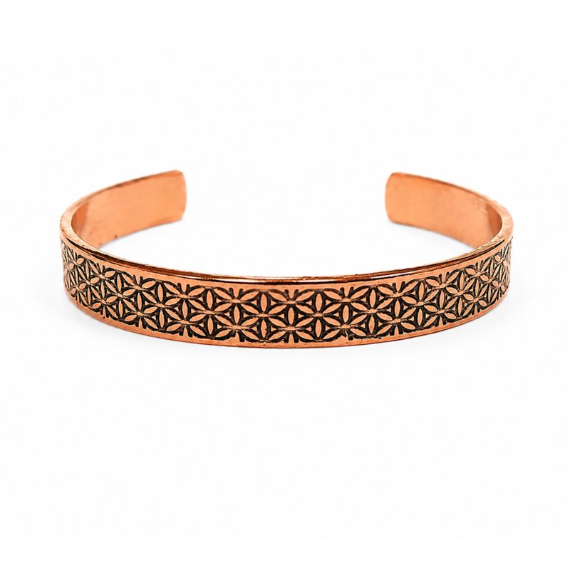 Bracelets en cuivre massif Collection Énergie Nomade Gravures (variées)