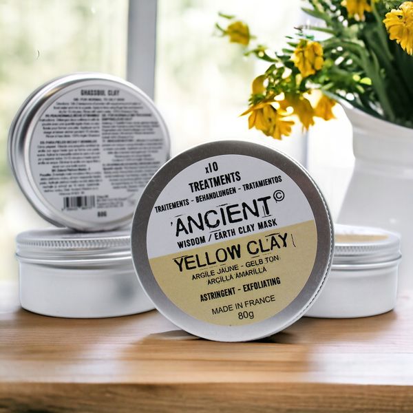 Masques pour visage en argile