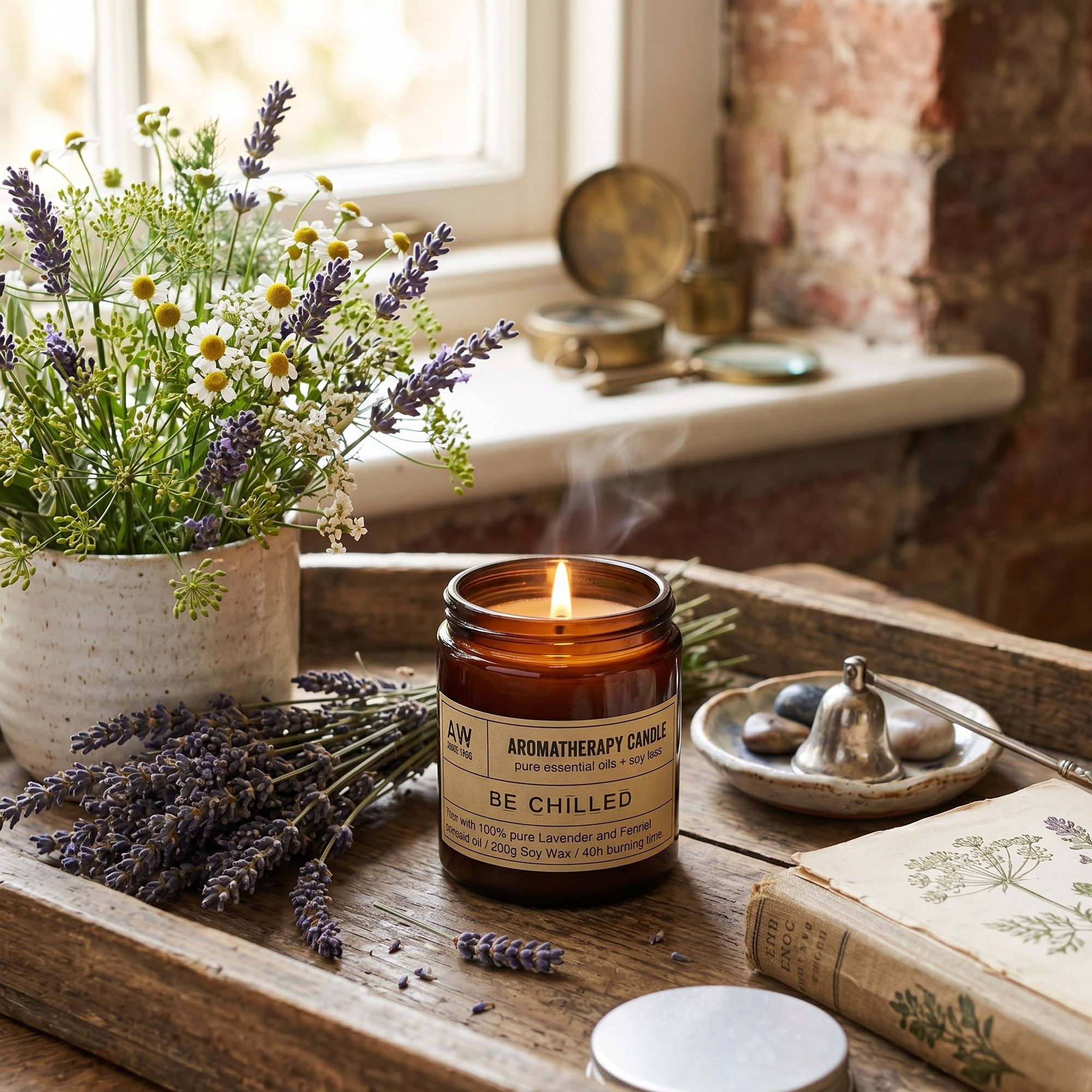 Bougies Soja Aromathérapie en Pot - 200g