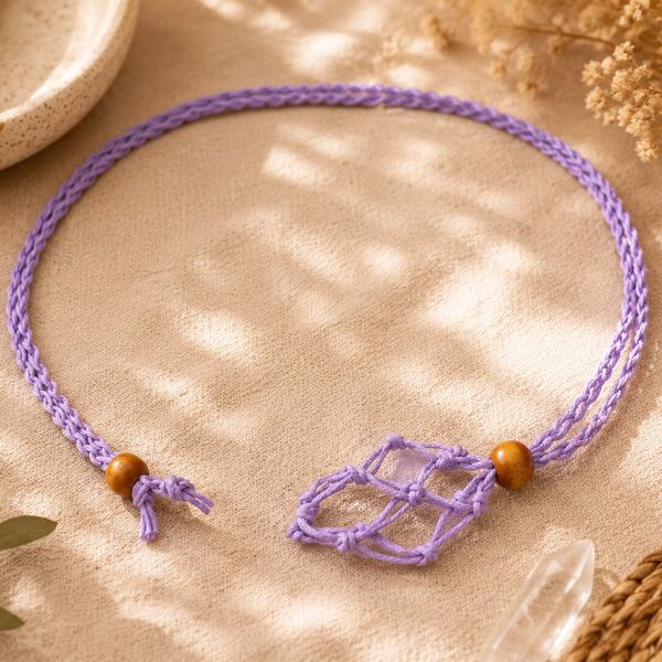 Cordon de Collier Pour Pierres Précieuses Cristal